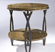 Eaton Designs Nouveau End table, larger size, mill finish